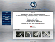 Tablet Screenshot of m4machineknives.com